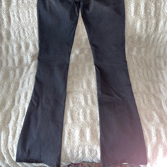 Frame Denim Black Flare Jeans - Picture 3 of 5